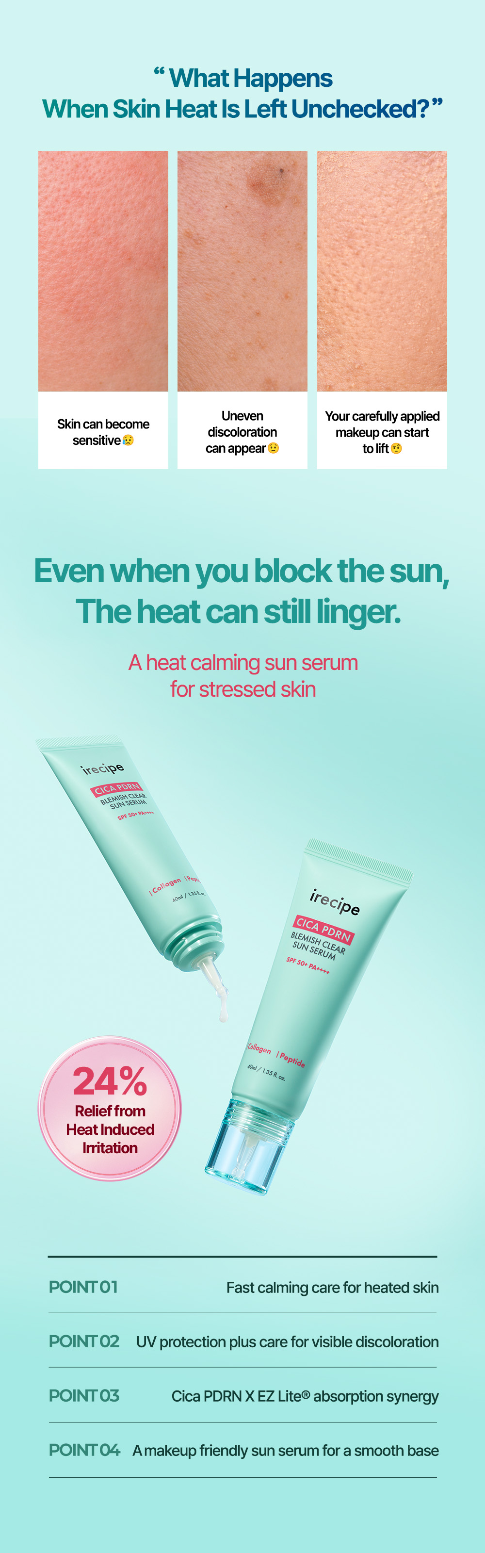 Cica PDRN Blemish Clear Sun Serum 40ml - product detail 5