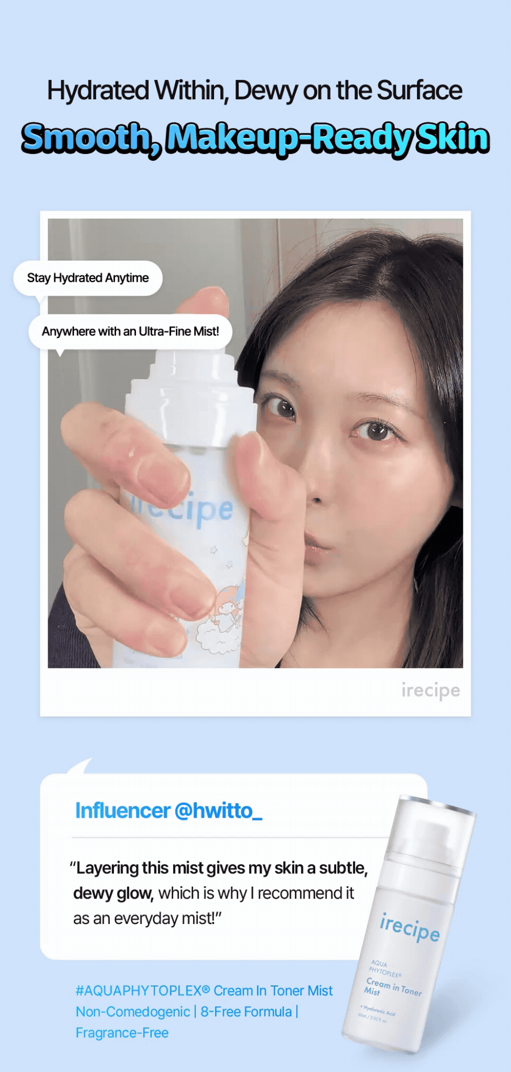 Aqua Phytoplex Cream in Toner Mist 60mL - product detail 8