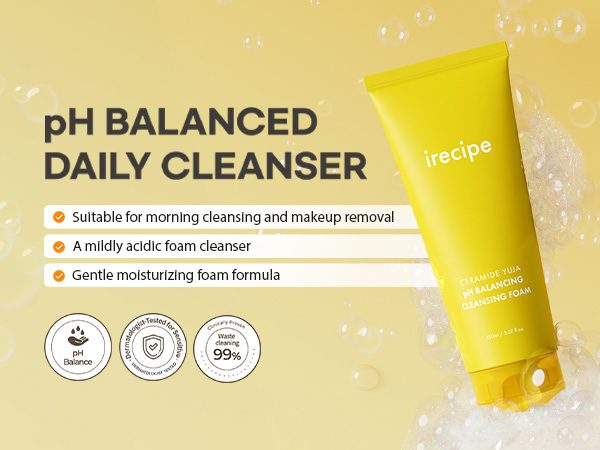 Ceramide Yuja Weakly Acidic Cleansing Foam 150ml+30ml - product detail 2